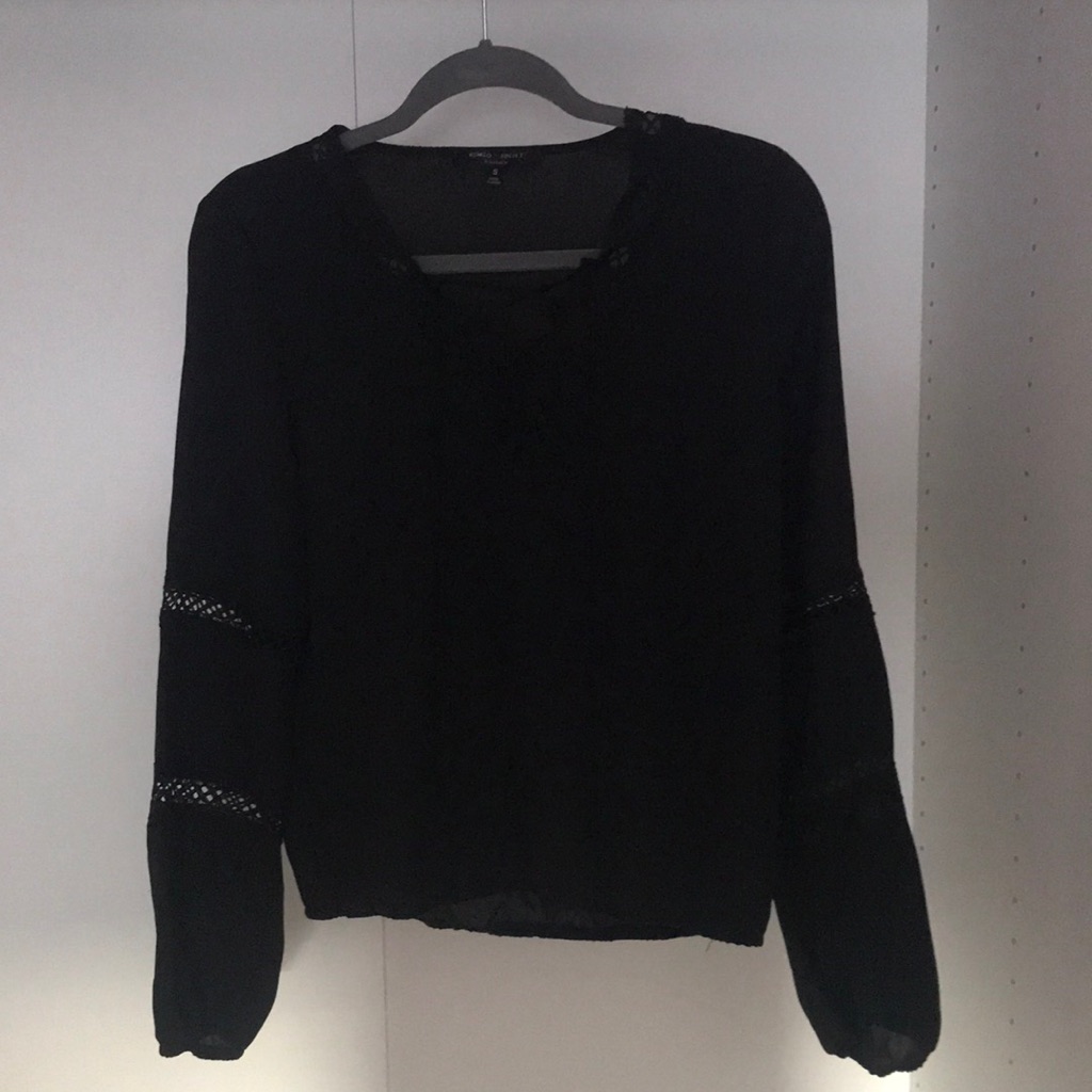 Brand New Romeo  Juliet Culture Black Blouse